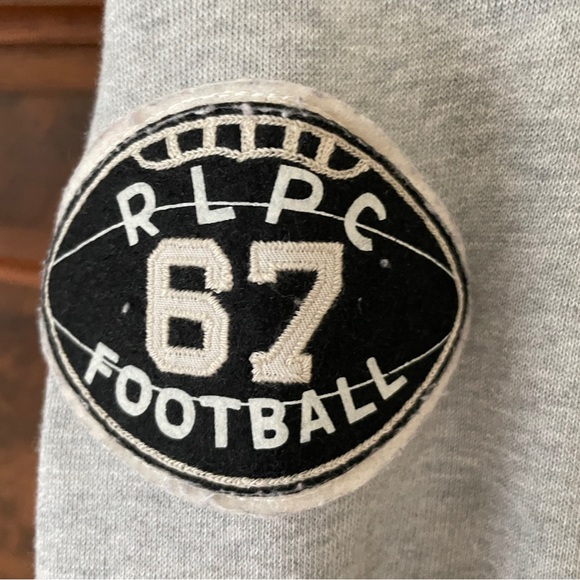 Polo Ralph Lauren Big Pony Navy & Grey Full Zip Hoodie Sweatshirt XL/TG 18-20 - Picture 6 of 15